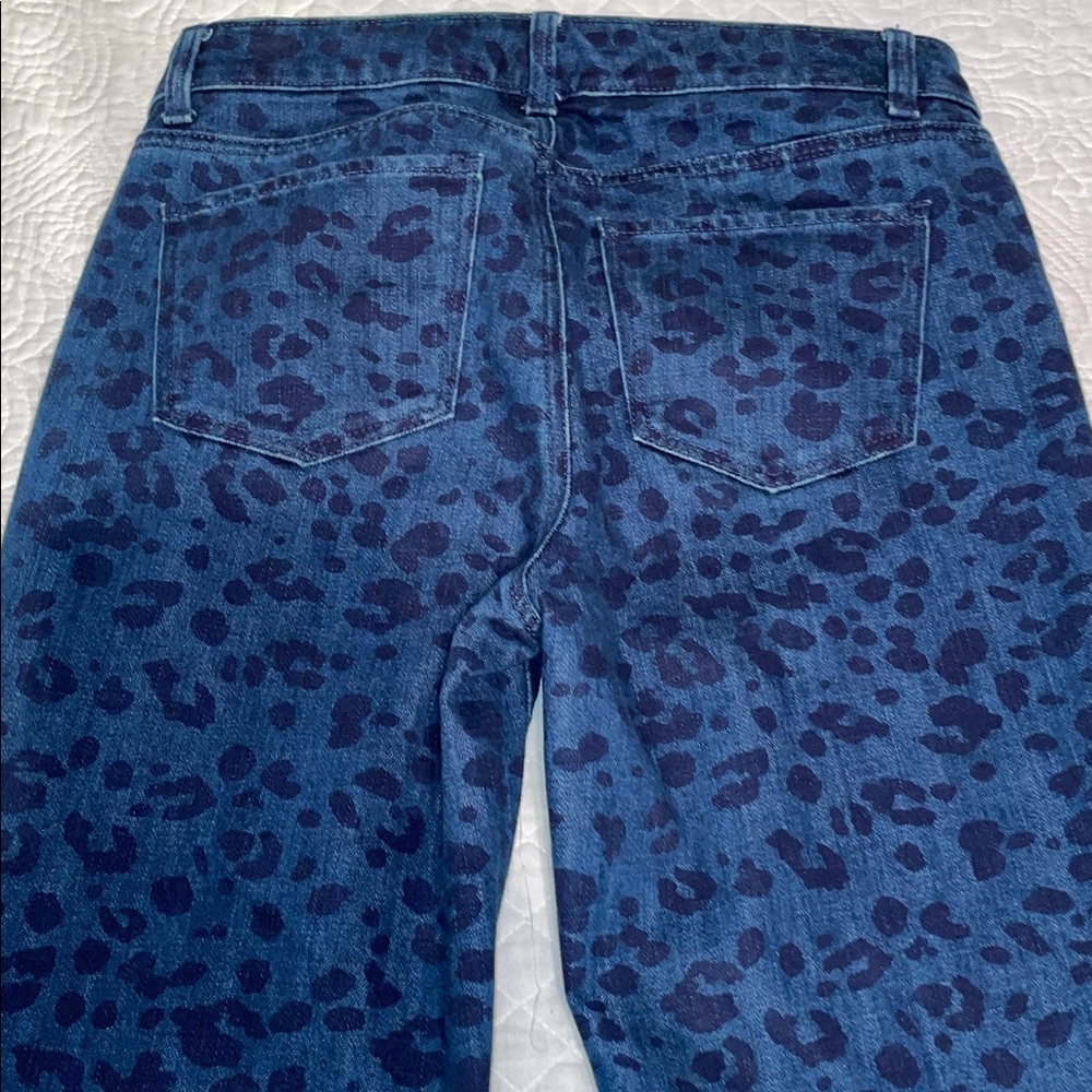 Talbots Dark Leopard Print Women Jeans - Picture 9 of 10